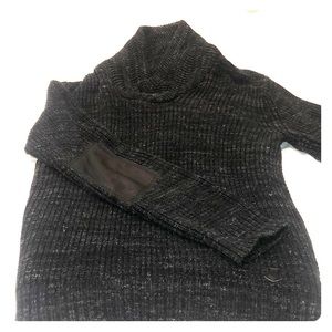 Trash Nouveau Cowl Buckle Sweater- Grey